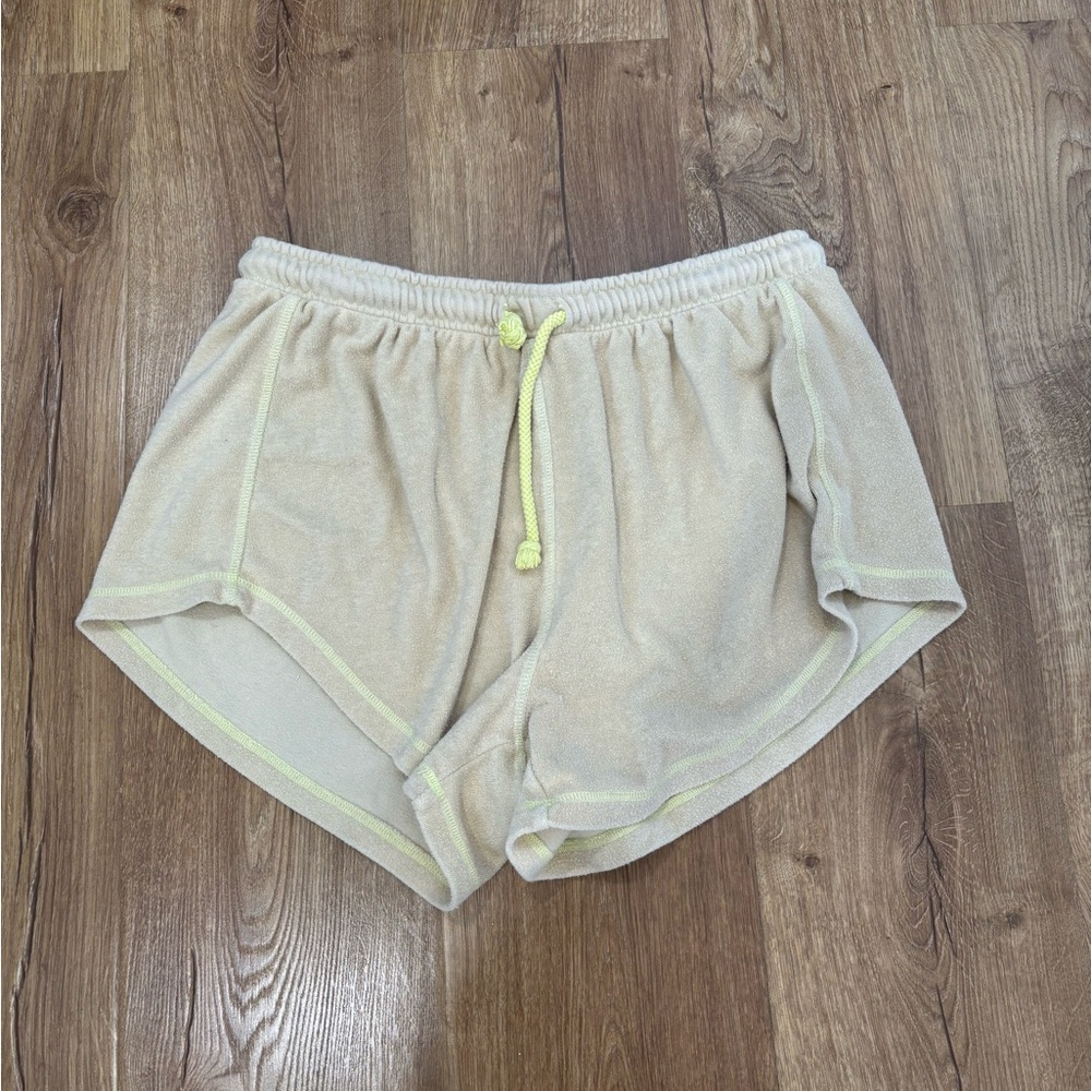 Free People Terry Cloth Towel Lounge Shorts